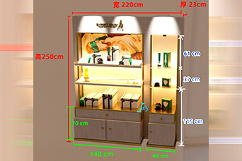 化妆品木(mù)质(zhì)展示架定制案例